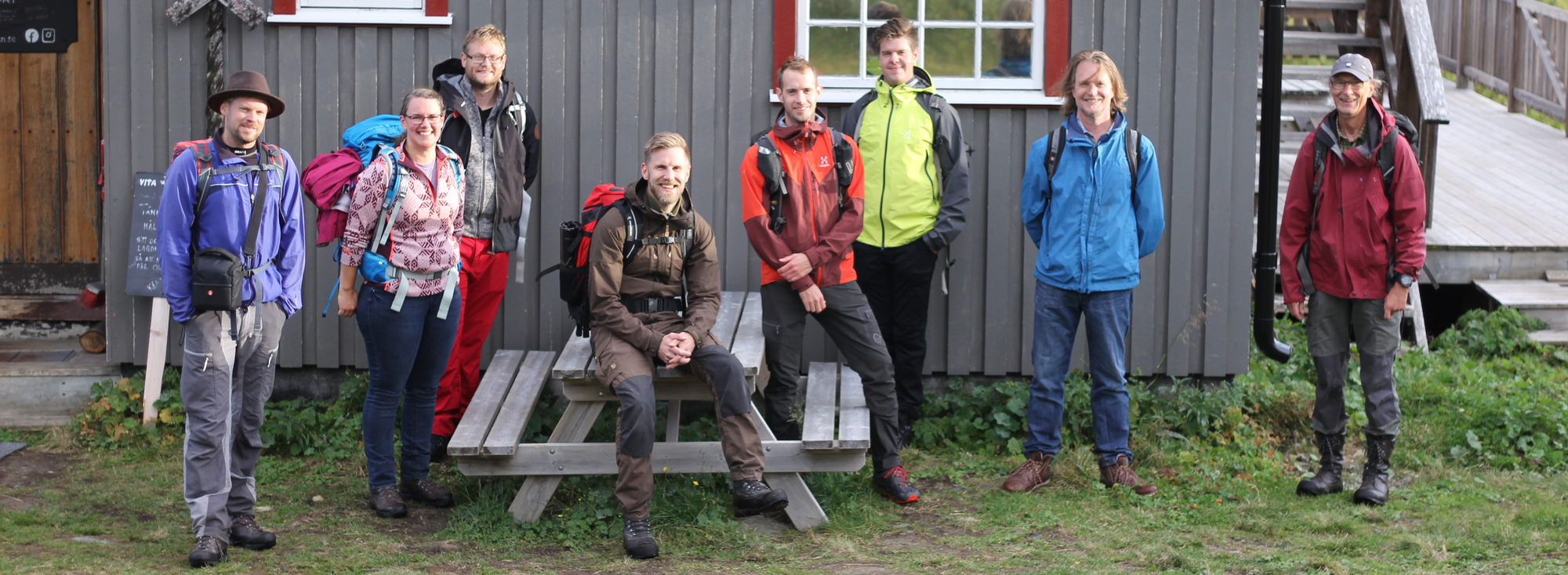 Personer från Cygni Östersund på fjällvandring